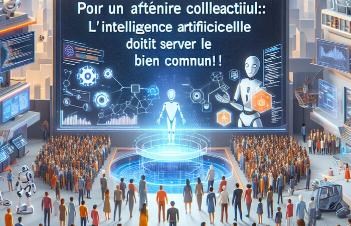 Pour un avenir collectif : l'intelligence artificielle doit servir le bien commun !