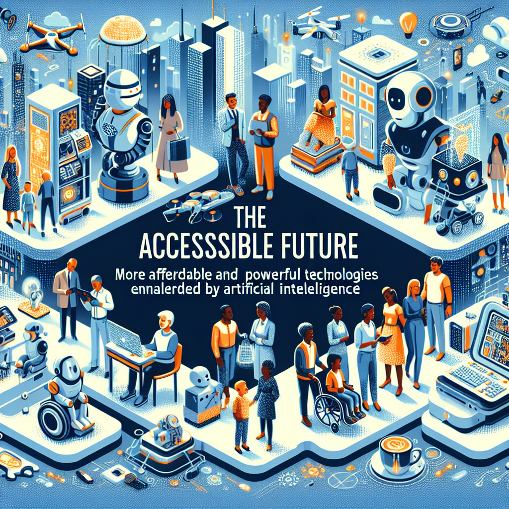 Le futur accessible: des technologies plus abordables et plus puissantes grâce à l'intelligence artificielle