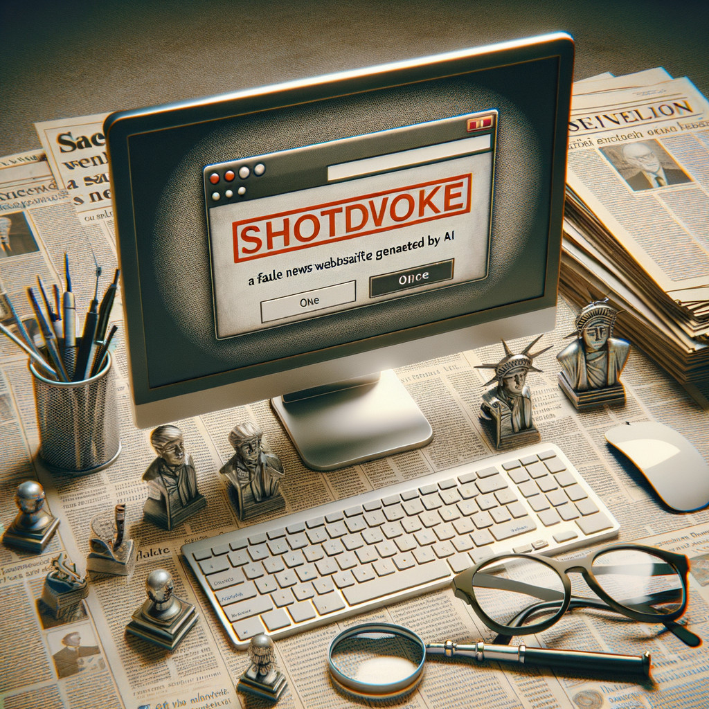 Des médias luttent contre la désinformation : un faux site d'info généré par IA mis hors ligne !
