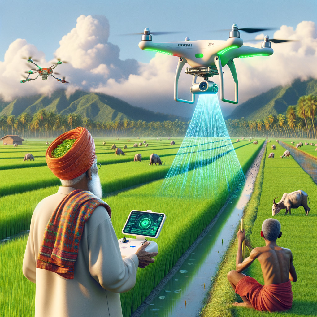 Quand l'Intelligence Artificielle Révolutionne les Rizières de l'Inde